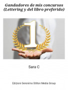 Sara C - Gandadores de mis concursos(Lettering y del libro preferido)