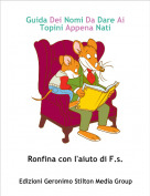 Ronfina con l'aiuto di F.s. - Guida Dei Nomi Da Dare Ai Topini Appena Nati