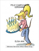 ELISA ANA - FELIZ CUMPLEA&Ntilde;OS GERONIMO