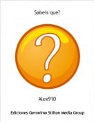 Alex910 - Sabeis que?