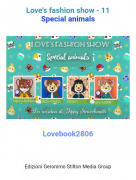Lovebook2806 - Love's fashion show - 11Special animals