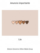 Lia - Anuncio importante