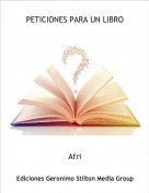Afri - PETICIONES PARA UN LIBRO