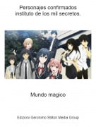 Mundo magico - Personajes confirmadosinstituto de los mil secretos.