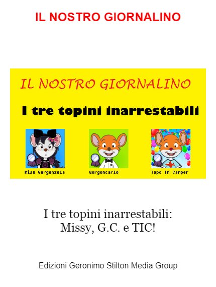 Le cose che nessuno sa del sito! - Geronimo Stilton - self-publishing &  fan-fiction