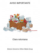 Clara ratoniana - AVISO IMPORTANTE