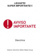 Stecchina - LEGGETE!SUPER IMPORTANTE!!!