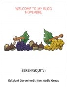 SERENASQUIT:) - WELCOME TO MY BLOG NOVEMBRE