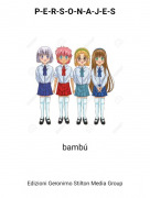 bamb&uacute; - P-E-R-S-O-N-A-J-E-S