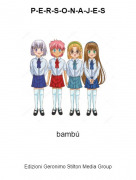 bamb&uacute; - P-E-R-S-O-N-A-J-E-S