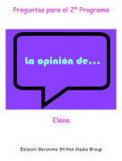 Elena - Preguntas para el 2&ordm; Programa