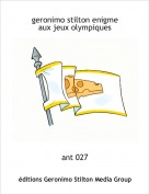 ant 027 - geronimo stilton enigme aux jeux olympiques