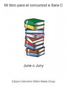 June o Juny - Mi libro para el concursod e Sara C