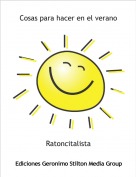 Ratoncitalista - Cosas para hacer en el verano