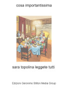sara topolina leggete tutti - cosa importantissima