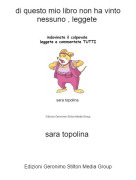 sara topolina - di questo mio libro non ha vinto nessuno , leggete