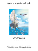 sara topolina - materia preferita del club