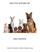 sara topolina - quiz che animale sei