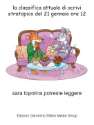 sara topolina potreste leggere - la classifica attuale di scrivi stratopico del 21 gennaio ore 12
