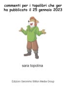 sara topolina - commenti per i topolibri che ger ha pubblicato il 25 gennaio 2023