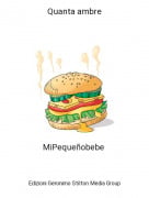 MiPeque&ntilde;obebe - Quanta ambre