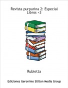 Rubietta - Revista purpurina 2: Especial Libros <3