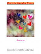 Reclete - Revista Wonder Enero