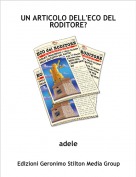 adele - UN ARTICOLO DELL'ECO DEL RODITORE?