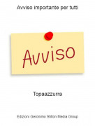 Topaazzurra - Avviso importante per tutti