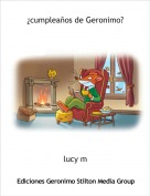 lucy m - &iquest;cumplea&ntilde;os de Geronimo?