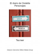 Tea leer - El diario de ClodettePersonajes
