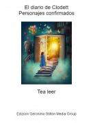 Tea leer - El diario de ClodettPersonajes confirmados