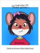 Princesita . - &iquest;&iquest;&iquest;&iquest; Cu&aacute;l elijo ???? ( Avatar ganador )