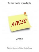 DAYSY - Avviso molto importante