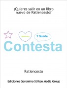 Ratiencesto - &iquest;Quieres salir en un libro nuevo de Ratiencesto?