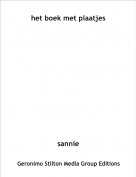 sannie - het boek met plaatjes