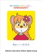 Kry------<3<3<3 - Le vostre rime, pi&ugrave;...SONDAGGIO!!!
