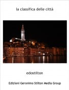 edostilton - la classifica delle citt&agrave;