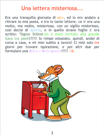 L' ALBUM DEI RICORDI - Geronimo Stilton - self-publishing & fan