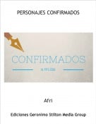 Afri - PERSONAJES CONFIRMADOS