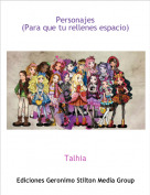 Talhia - Personajes(Para que tu rellenes espacio)