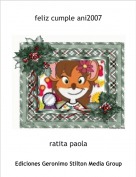 ratita paola - feliz cumple ani2007