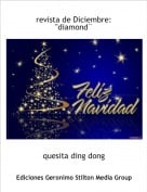 quesita ding dong - revista de Diciembre: "diamond&uml;
