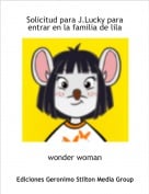 wonder woman - Solicitud para J.Lucky para entrar en la familia de lila
