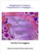 Vanilla Formaggina - Sbagliando si impara, l'importante &egrave; l'impegno ...