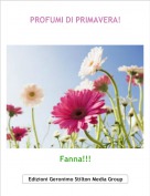 Fanna!!! - PROFUMI DI PRIMAVERA!