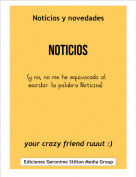 your crazy friend ruuut :) - Noticios y novedades