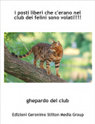 ghepardo del club - i posti liberi che c'erano nel club dei felini sono volati!!!!