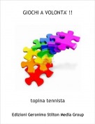 topina tennista - GIOCHI A VOLONTA' !!