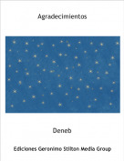 Deneb - Agradecimientos